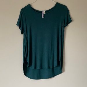 Alya Brand-Francesca’s store, flowy deep green top, Size:S